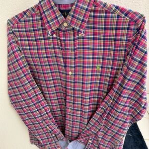 Ralph Lauren Multicolor Plaid Button-Down Shirt